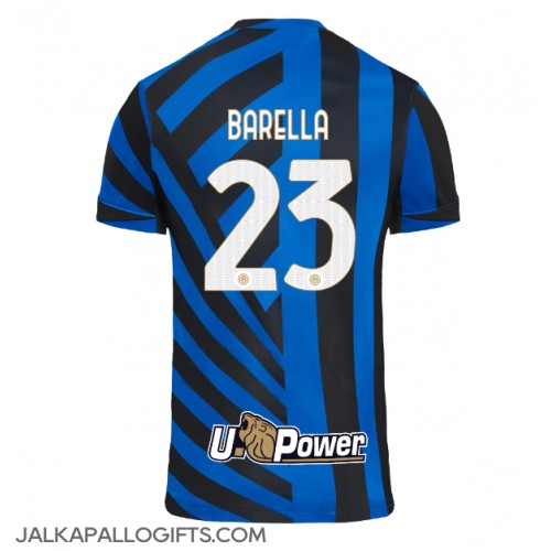 Inter Milan Nicolo Barella #23 Kotipaita 2024-25 Lyhythihainen